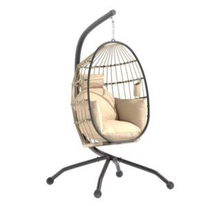 BALANCIN PLEGABLE BEIGE 103X103X197CM