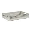CAJA INDUSTRIAL PERFORADA 60X40H 12CM GRIS ARTPLAST