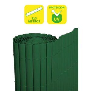 CAÑIZO PLÁSTICO DOBLE CARA 1X3 METROS VERDE SUNGARDEN
