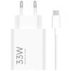 CARGADOR DE PARED XIAOMI 33W CABLE USB-A + USB-C