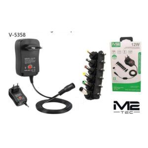 CARGADOR UNIVERSAL PARA DISPOSITIVOS ELECTRONICOS 3-12V 12W M2