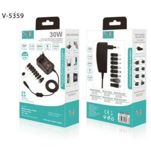 CARGADOR UNIVERSAL PARA DISPOSITIVOS ELECTRONICOS 3-12V 30W M2