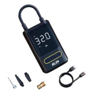 COMPRESOR DE AIRE PORTATIL 150PSI 80W + POWERBANK BLIM