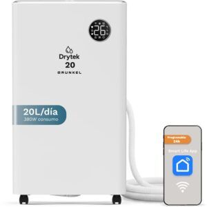 DESHUMIDIFICADOR DE 20 LITROS CON DISPLAY Y WIFI GRUNKEL