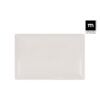 FUENTE RECTANGULAR IVORY BRILLO 34X22.5CM ELITE LA MEDITERRANEA