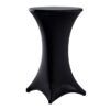 FUNDA PARA MESA DE COCTEL 110X80 NEGRA SUNGARDEN