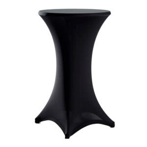 FUNDA PARA MESA DE COCTEL 110X80 NEGRA SUNGARDEN