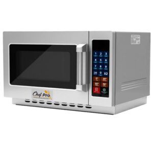 MICROONDAS PROFESIONAL 1000W 34 LITROS ACERO INOX CHEF PRO