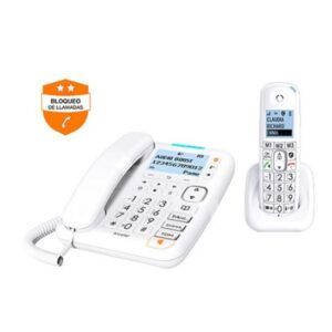 PACK COMBO FIJO MAS INALAMBRICO ALCATEL BLANCO XL785 COMBO