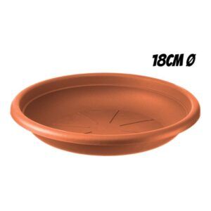 PLATO PARA MACETA 18CM TERRACOTA ARTPLAST