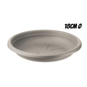 PLATO PARA MACETA 18CM TORTORA ARTPLAST