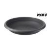 PLATO PARA MACETA 20CM ANTRACITA ARTPLAST