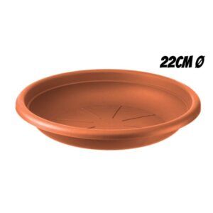 PLATO PARA MACETA 22CM TERRACOTA ARTPLAST