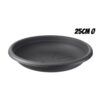 PLATO PARA MACETA 25CM ANTRACITA ARTPLAST
