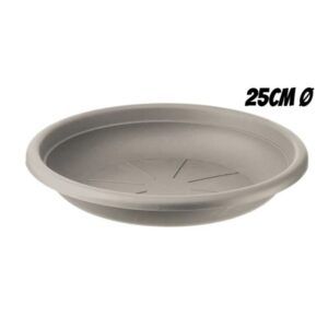 PLATO PARA MACETA 25CM TORTORA ARTPLAST