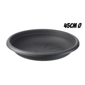 PLATO PARA MACETA 45CM ANTRACITA ARTPLAST