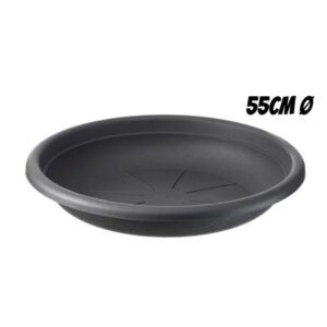 PLATO PARA MACETA 55CM ANTRACITA ARTPLAST