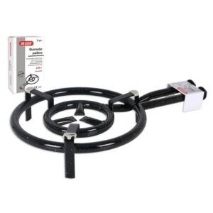 QUEMADOR DE ACERO 40CM PARA PAELLERO GAS ALGON