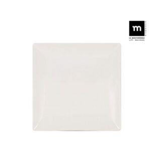 SET 12 PLATOS POSTRE IVORY BRILLO 18CM ELITE LA MEDITERRANEA
