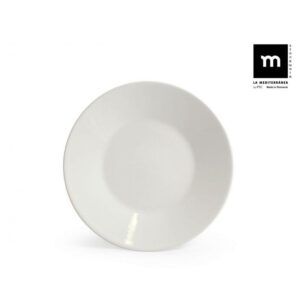 SET 12 PLATOS POSTRE IVORY BRILLO 21.5CM MAITRE LA MEDITERRANEA