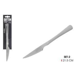 SET 2 CUCHILLOS CARNE 21.5CM CLASSIC QUTTIN