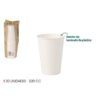 SET 20 VASO BLANCO CARTON 220CC ALGON