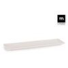 SET 24 FUENTES RECTANGULAR IVORY BRILLO 30X8CM LA MEDITERRANEA