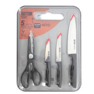 SET 5 PIEZAS DE UTENSILIOS DE COCINA NERO QUTTIN