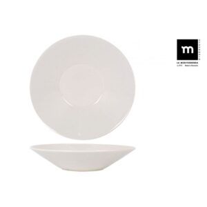 SET 6 PLATOS HONDO IVORY BRILLO 23.5CM MAITRE LA MEDITERRANEA
