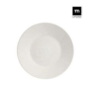 SET 6 PLATOS LLANOS IVORY BRILLO 25CM MAITRE LA MEDITERRANEA