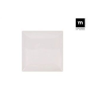 SET 6 PLATOS LLANOS IVORY BRILLO 26.5CM ELITE LA MEDITERRANEA
