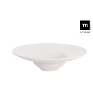 SET 6 PLATOS PARA PASTA Y RISOTTO 25CM BARI IVORY LA MEDITERRANEA