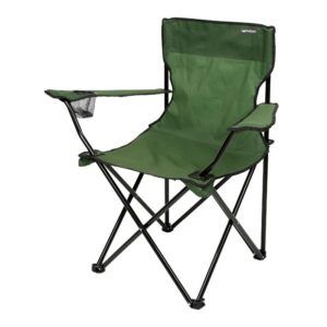 SILLA PLEGABLE DE CAMPING CON POSAVASOS VERDE SUNGARDEN