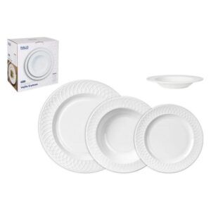VAJILLA 12 PIEZAS OPAL ATAIFOR BLANCO HALO