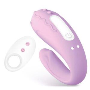 VIBRADOR PARA PAREJAS CON DOBLE MOTOR Y CONTROL REMOTO BRIGHTMAUVE INTOYOU