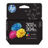 CART. INK-JET HP (Nº302XL-304XL) Deskjet 3764 TRICOLOR