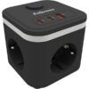 REGLETA Alimentacion 3-TOMAS 2 USB-C, 1 USB-A Cubo multi. NE