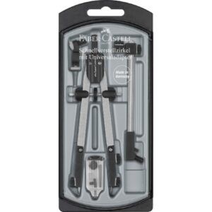 COMPAS Faber-Castell Ajuste Rápido, ALARGADERA +Adaptador An