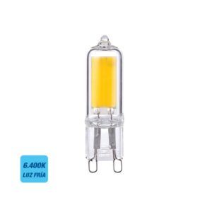 BOMBILLA LED G9 CLASICA CLARA 2W 220LM 6400K EDM