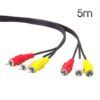 CABLE AV RCA AUDIO - VIDEO 5 METROS CROMAD