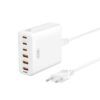 CARGADOR DE CORRIENTE 75W 6 TOMAS 3USB A 3USBC L133 XO