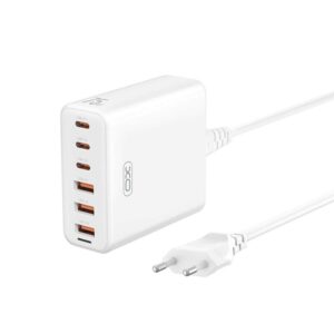 CARGADOR DE CORRIENTE 75W 6 TOMAS 3USB A 3USBC L133 XO