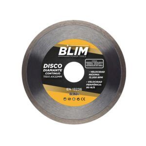 DISCO DIAMANTE CONTINUO 115X1.4X22MM BLIM