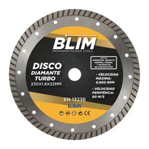 DISCO DIAMANTE TURBO 230X1.8X22MM BLIM