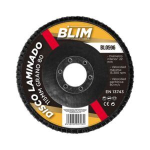 DISCO LAMINADO 115MM GRANO 80 BLIM
