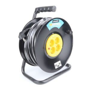 ENROLLADOR DE CABLE METALICO 50M 3X2.5MM