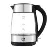 HERVIDOR DE AGUA CRISTAL INOX 1.7 LITROS 2200W MUVIP