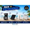 PACK VACACIONAL COCINA INDUCCION + CAFETERA + HERVIDOR + TOSTADORA MUVIP