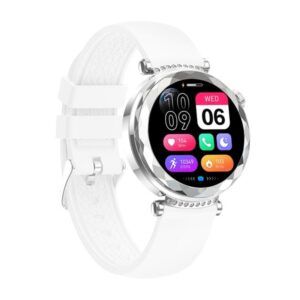 SMARTWATCH J13 1.19" AMOLED | IP68 | DEPORTES | PLATA/BLANCO XO