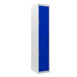 TAQUILLA METÁLICA 2 PUERTAS 1800X300X500MM AZUL CROMAD